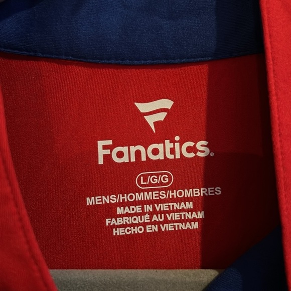 Chicago Cubs Men’s Quarter Zip Pullover Fanatics Size Large - Picture 4 of 7